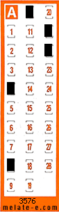 Volante ganador del sorteo 3576 de Chispazo