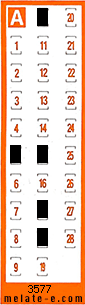 Volante ganador del sorteo 3577 de Chispazo