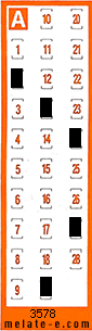 Volante ganador del sorteo 3578 de Chispazo