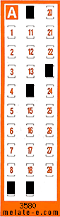 Volante ganador del sorteo 3580 de Chispazo