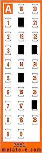 Volante ganador del sorteo 3581 de Chispazo