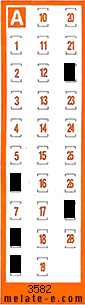 Volante ganador del sorteo 3582 de Chispazo