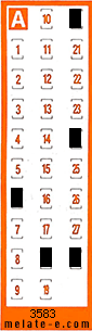 Volante ganador del sorteo 3583 de Chispazo