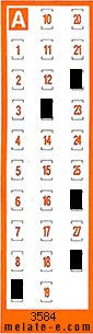 Volante ganador del sorteo 3584 de Chispazo