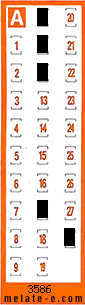 Volante ganador del sorteo 3586 de Chispazo