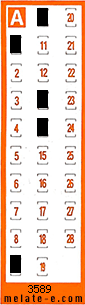 Volante ganador del sorteo 3589 de Chispazo