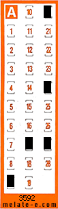 Volante ganador del sorteo 3592 de Chispazo