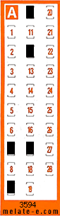 Volante ganador del sorteo 3594 de Chispazo
