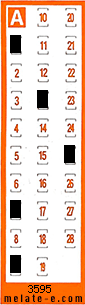 Volante ganador del sorteo 3595 de Chispazo