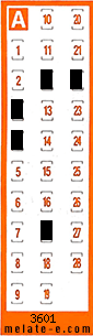 Volante ganador del sorteo 3601 de Chispazo