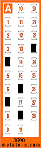 Volante ganador del sorteo 3608 de Chispazo