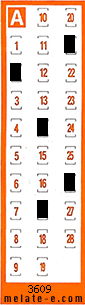 Volante ganador del sorteo 3609 de Chispazo