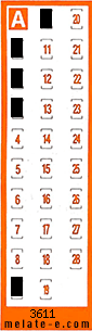 Volante ganador del sorteo 3611 de Chispazo