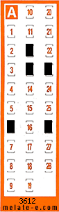 Volante ganador del sorteo 3612 de Chispazo