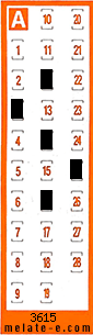 Volante ganador del sorteo 3615 de Chispazo