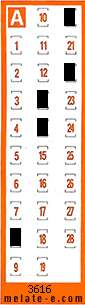 Volante ganador del sorteo 3616 de Chispazo