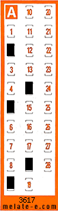Volante ganador del sorteo 3617 de Chispazo