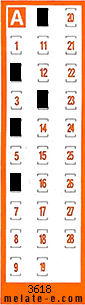 Volante ganador del sorteo 3618 de Chispazo