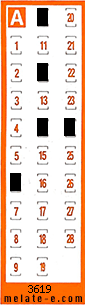 Volante ganador del sorteo 3619 de Chispazo