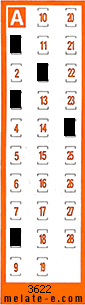 Volante ganador del sorteo 3622 de Chispazo