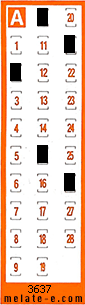 Volante ganador del sorteo 3637 de Chispazo