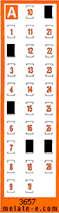 Volante ganador del sorteo 3657 de Chispazo
