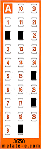 Volante ganador del sorteo 3658 de Chispazo