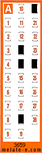 Volante ganador del sorteo 3659 de Chispazo