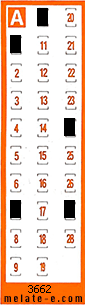 Volante ganador del sorteo 3662 de Chispazo
