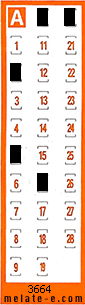 Volante ganador del sorteo 3664 de Chispazo