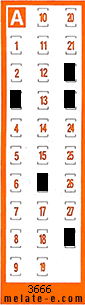 Volante ganador del sorteo 3666 de Chispazo
