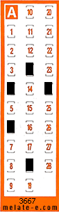 Volante ganador del sorteo 3667 de Chispazo