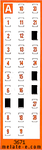 Volante ganador del sorteo 3671 de Chispazo