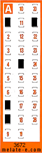 Volante ganador del sorteo 3672 de Chispazo