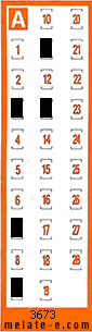 Volante ganador del sorteo 3673 de Chispazo