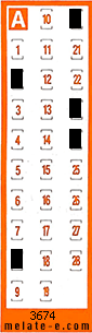 Volante ganador del sorteo 3674 de Chispazo