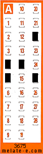 Volante ganador del sorteo 3675 de Chispazo