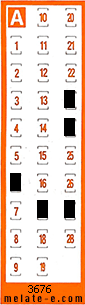 Volante ganador del sorteo 3676 de Chispazo