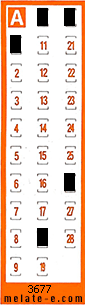 Volante ganador del sorteo 3677 de Chispazo