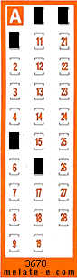 Volante ganador del sorteo 3678 de Chispazo