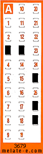 Volante ganador del sorteo 3679 de Chispazo