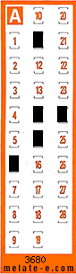 Volante ganador del sorteo 3680 de Chispazo