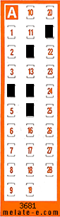 Volante ganador del sorteo 3681 de Chispazo
