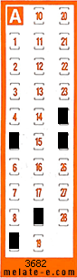 Volante ganador del sorteo 3682 de Chispazo