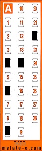 Volante ganador del sorteo 3683 de Chispazo