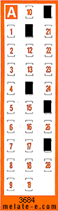 Volante ganador del sorteo 3684 de Chispazo