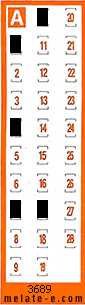 Volante ganador del sorteo 3689 de Chispazo