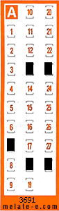 Volante ganador del sorteo 3691 de Chispazo