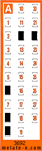 Volante ganador del sorteo 3692 de Chispazo