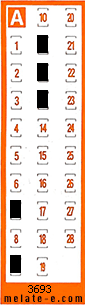 Volante ganador del sorteo 3693 de Chispazo